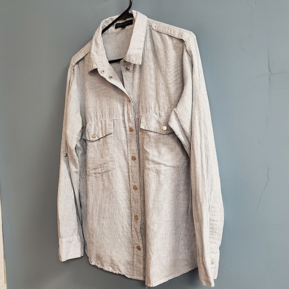 Sanctuary Tops - Sanctuary Striped Shirt